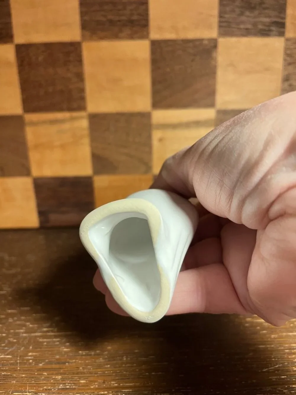 White Ceramic Pie Bird A534